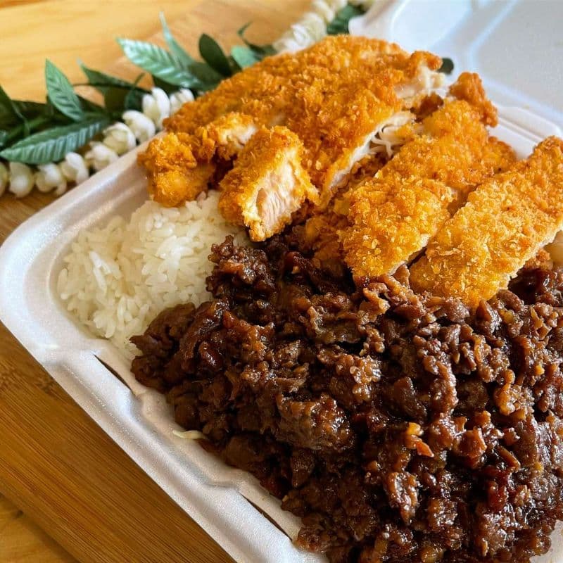 Katsu & Beef Teriyaki