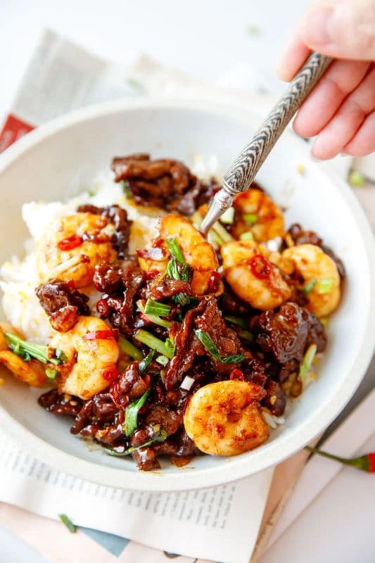 Beef & Shrimp