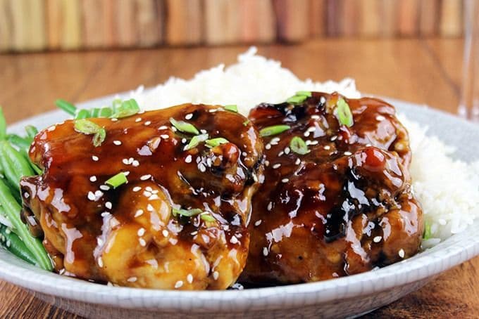 Chicken Teriyaki & Ribs